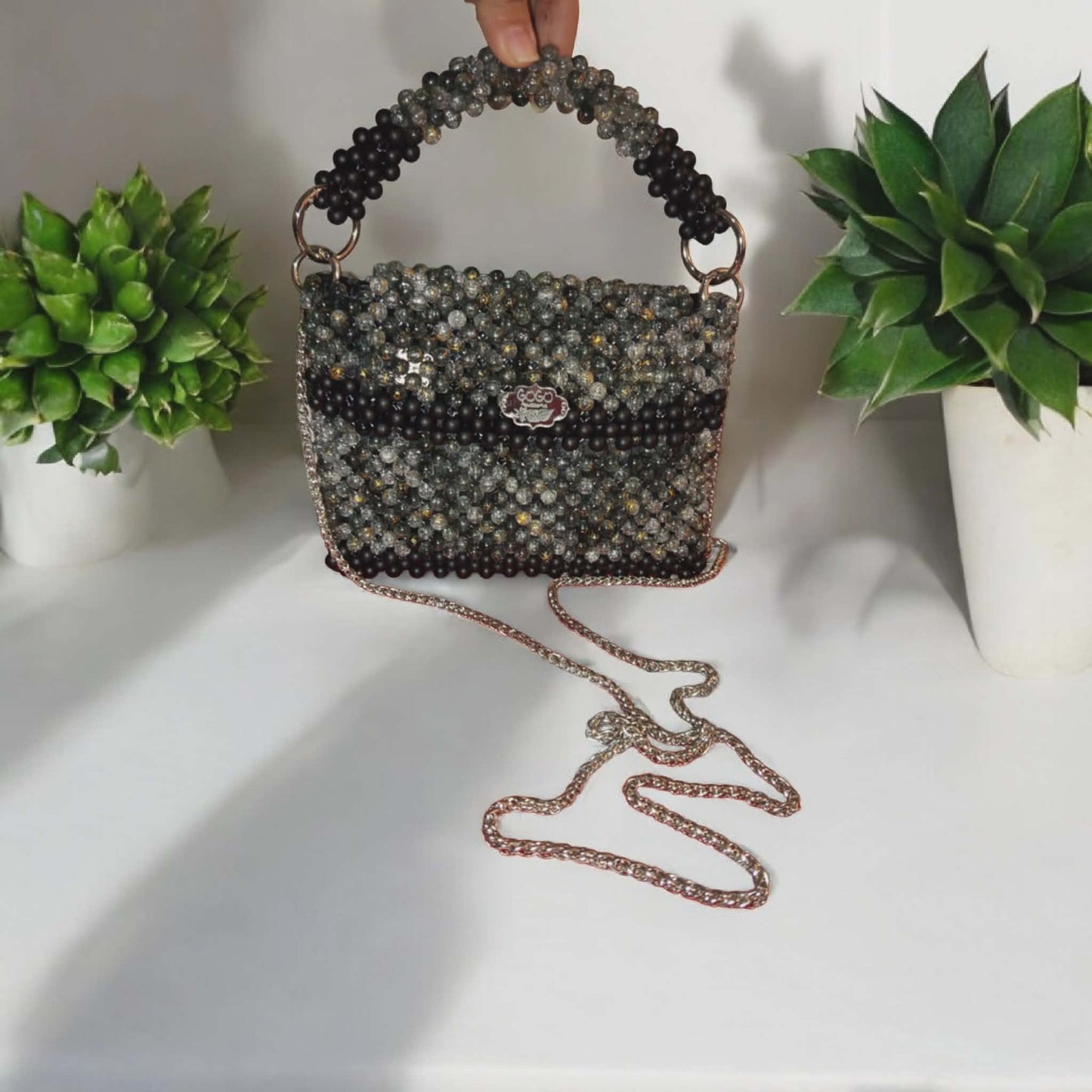 Bolso con cuentas